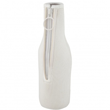 Logo trade promotional products image of: Fris recycled neoprene bottle sleeve holder