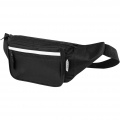 Journey GRS RPET waist bag, Solid black