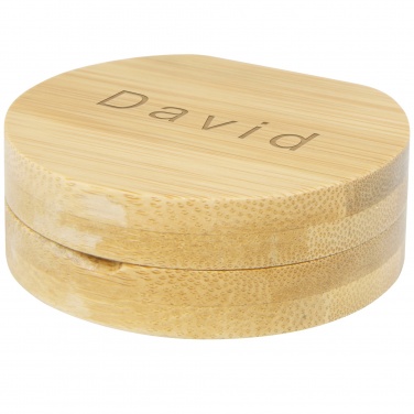 Logotrade corporate gift picture of: Afrodit bamboo pocket mirror