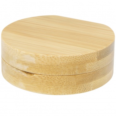 Logotrade promotional giveaways photo of: Afrodit bamboo pocket mirror