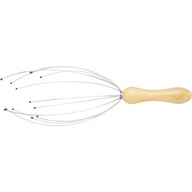 Logo trade promotional merchandise photo of: Hator bamboo head massager