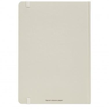 Logotrade promotional items photo of: Karst® A5 stone paper hardcover notebook - lined