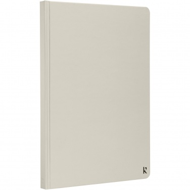 Logo trade promotional merchandise picture of: Karst® A5 stone paper hardcover notebook - lined