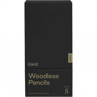 Logo trade corporate gifts image of: Karst® 5-pack 2B woodless graphite pencils