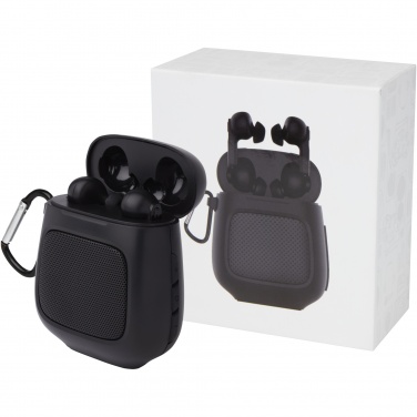 Logotrade promotional item picture of: Remix auto pair True Wireless earbuds and speaker