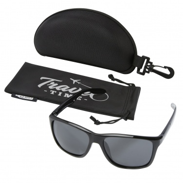 Logo trade promotional gifts image of: Eiger polarized sunglasses in recycled PET casing