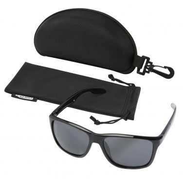 Logo trade promotional giveaways image of: Eiger polarized sunglasses in recycled PET casing