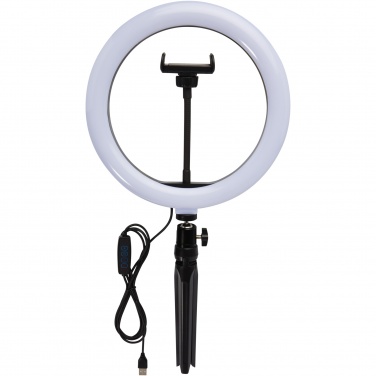 Logotrade promotional gift picture of: Studio ring light for selfies and vlogging with phone holder and tripod