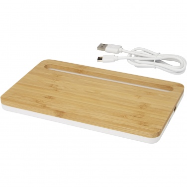 Logotrade promotional merchandise photo of: Medake 10W bamboo wireless charger