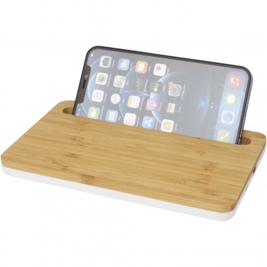 Logotrade promotional gift image of: Medake 10W bamboo wireless charger