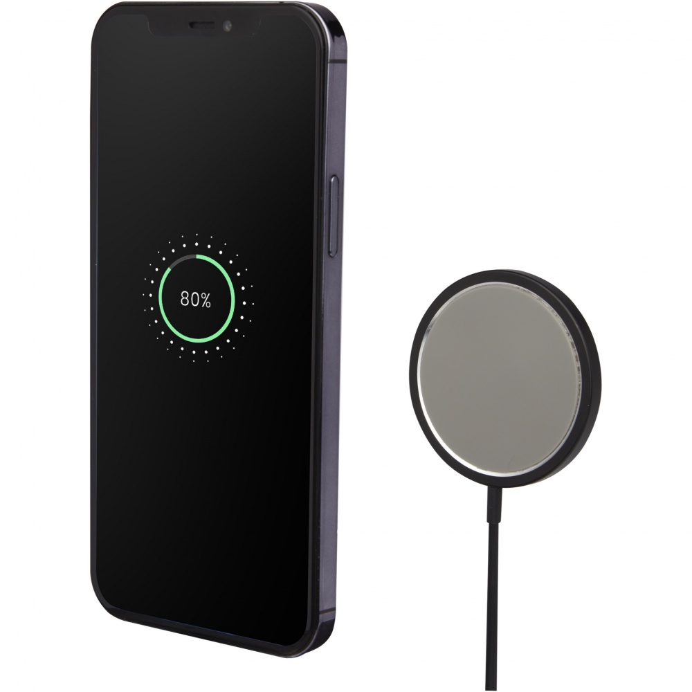 Logo trade promotional items image of: Magclick 15W aluminium wireless charger