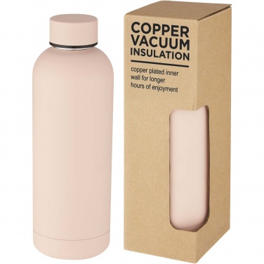 Logo trade promotional gifts image of: Spring 500 ml copper vacuum insulated bottle