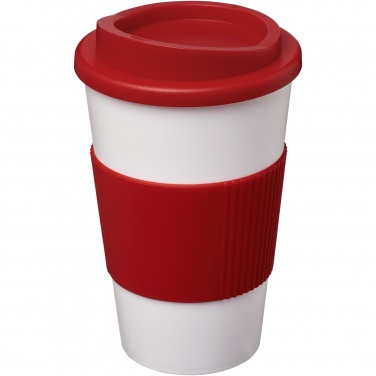 Logo trade corporate gifts image of: Americano® 350 ml insulated tumbler with grip