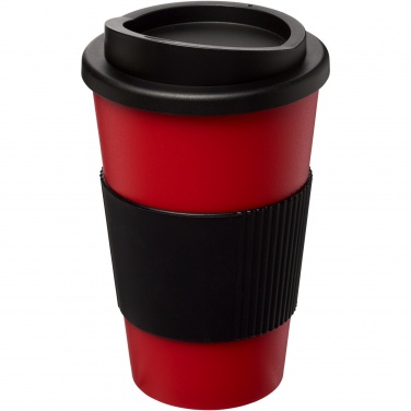 Logotrade corporate gift image of: Americano® 350 ml insulated tumbler with grip