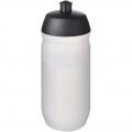 HydroFlex™ 500 ml squeezy sport bottle, Solid black / Transparent white