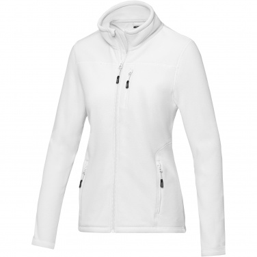 Logo trade business gift photo of: Amber women's GRS recycled full zip fleece jacket