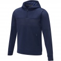 Sayan men's half zip anorak hooded sweater, Navy