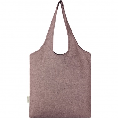 Logo trade promotional items image of: Pheebs 150 g/m² recycled cotton trendy tote bag 7L