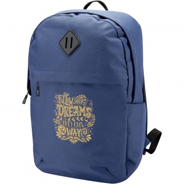 Logo trade promotional gifts image of: REPREVE® Our Ocean™ Commuter 15" GRS RPET laptop backpack 19L