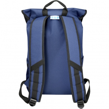 Logotrade promotional product picture of: REPREVE® Our Ocean™ 15" GRS RPET laptop backpack 19L