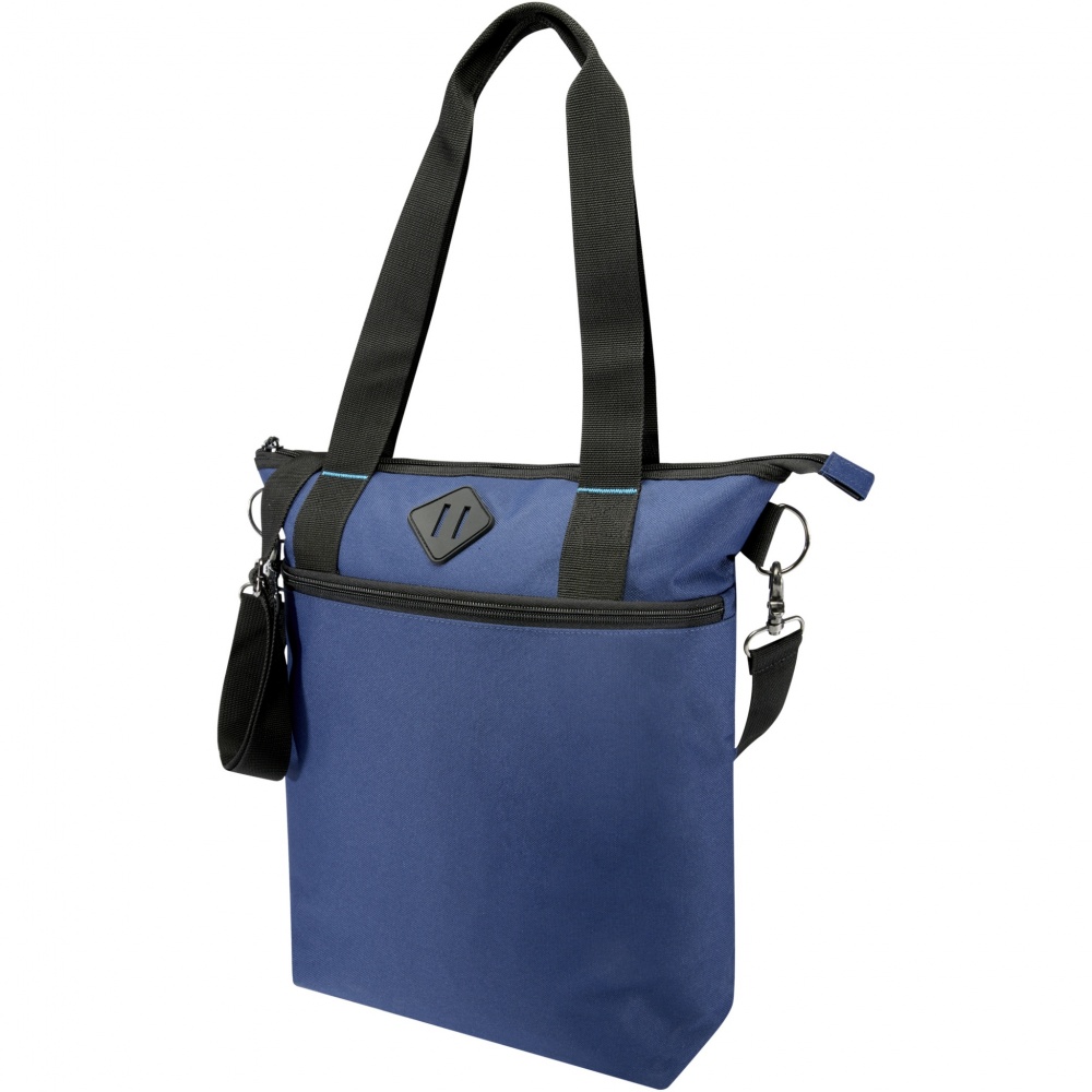 Logo trade promotional gift photo of: REPREVE® Our Ocean™ 15" GRS RPET laptop tote bag 12L