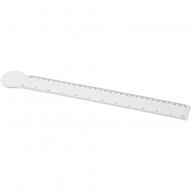 Logo trade promotional item photo of: Tait 30cm circle-shaped recycled plastic ruler