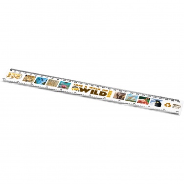 Logotrade corporate gift image of: Refari 30 cm recycled plastic ruler