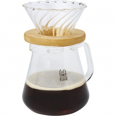 Logo trade promotional item photo of: Geis 500 ml glass coffee maker