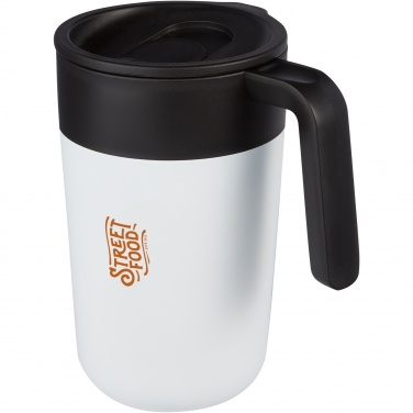 Logo trade corporate gifts image of: Nordia 400 ml double-wall recycled mug