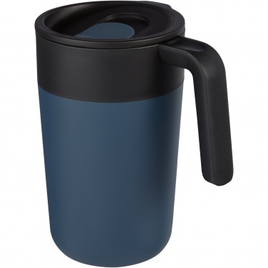 Logo trade corporate gifts image of: Nordia 400 ml double-wall recycled mug