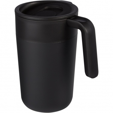 Logo trade business gift photo of: Nordia 400 ml double-wall recycled mug