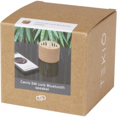 Logotrade promotional item picture of: Cerris 5W cork Bluetooth® speaker