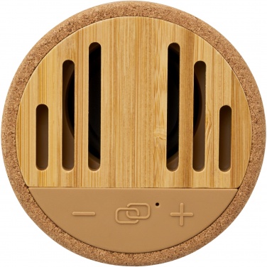 Logo trade promotional items image of: Cerris 5W cork Bluetooth® speaker