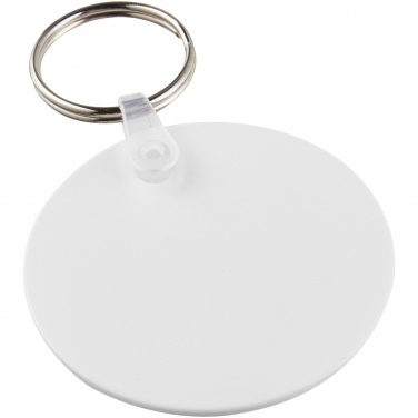 Logotrade promotional merchandise image of: Tait circle-shaped recycled keychain