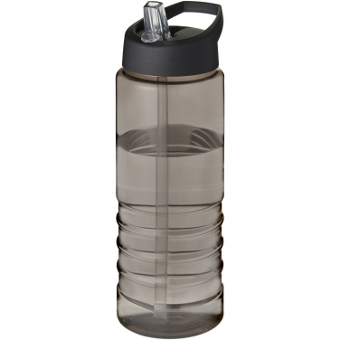 Logo trade corporate gift photo of: H2O Active® Eco Treble 750 ml spout lid sport bottle 