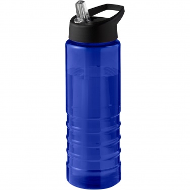 Logo trade business gifts image of: H2O Active® Eco Treble 750 ml spout lid sport bottle 