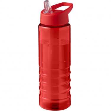 Logo trade promotional gifts image of: H2O Active® Eco Treble 750 ml spout lid sport bottle 