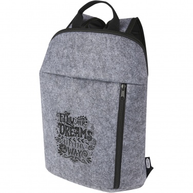 Logo trade promotional giveaway photo of: Felta GRS recycled felt cooler backpack 7L