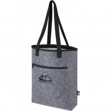 Logo trade corporate gifts picture of: Felta GRS recycled felt cooler tote bag 12L