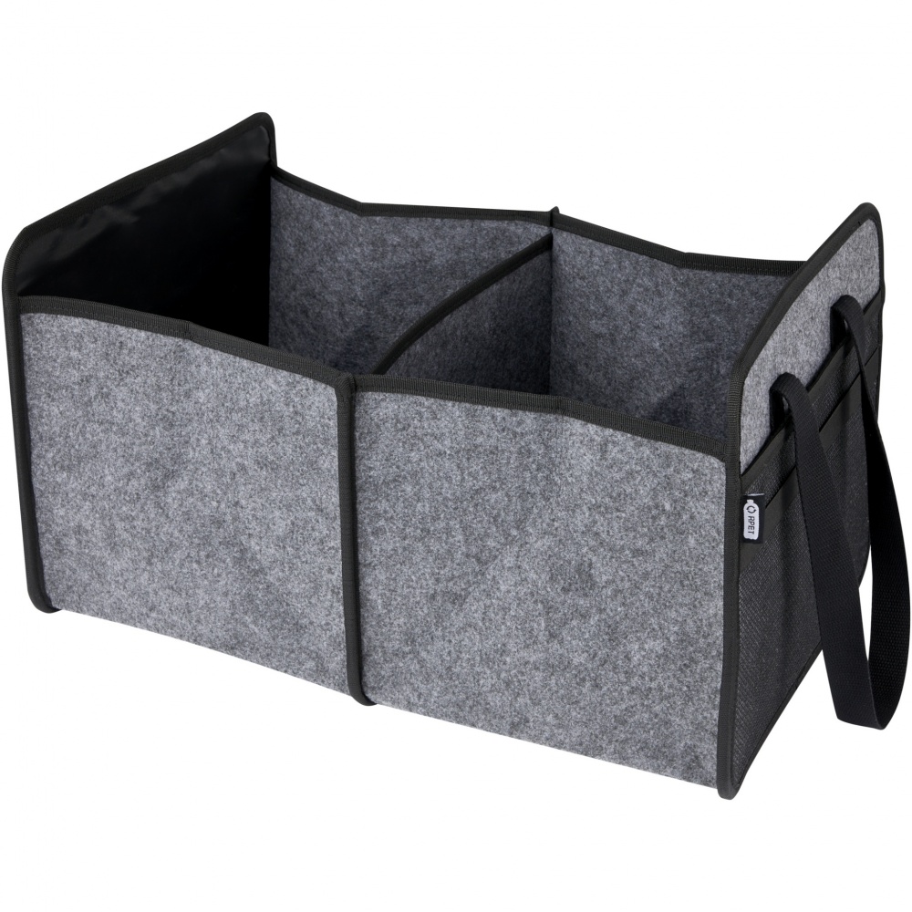 Logotrade promotional giveaway image of: Felta GRS recycled felt foldable car organiser