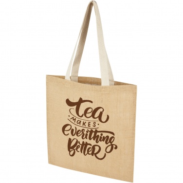 Logotrade promotional item image of: Juta 300 g/m² jute tote bag 7L