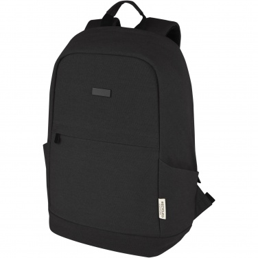 Logotrade promotional merchandise image of: Joey 15.6" GRS recycled canvas anti-theft laptop backpack 18L