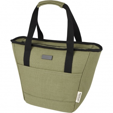 Logo trade corporate gifts picture of: Joey 9-can GRS recycled canvas lunch cooler bag 6L