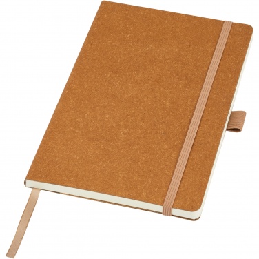 Logotrade promotional item picture of: Kilau recycled leather notebook 