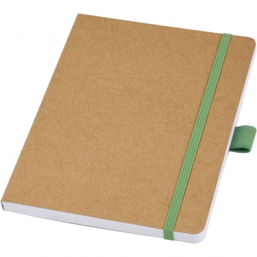 Logo trade corporate gifts image of: Berk recycled paper notebook