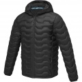 Petalite men's GRS recycled insulated down jacket, Solid black