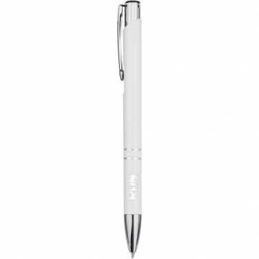 Logo trade promotional gift photo of: Moneta recycled aluminium ballpoint pen