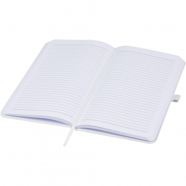 Logo trade advertising products picture of: Fabianna crush paper hard cover notebook