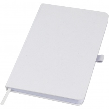 Logo trade advertising products picture of: Fabianna crush paper hard cover notebook