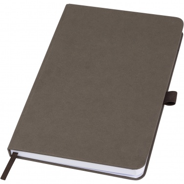 Logo trade promotional items picture of: Fabianna crush paper hard cover notebook